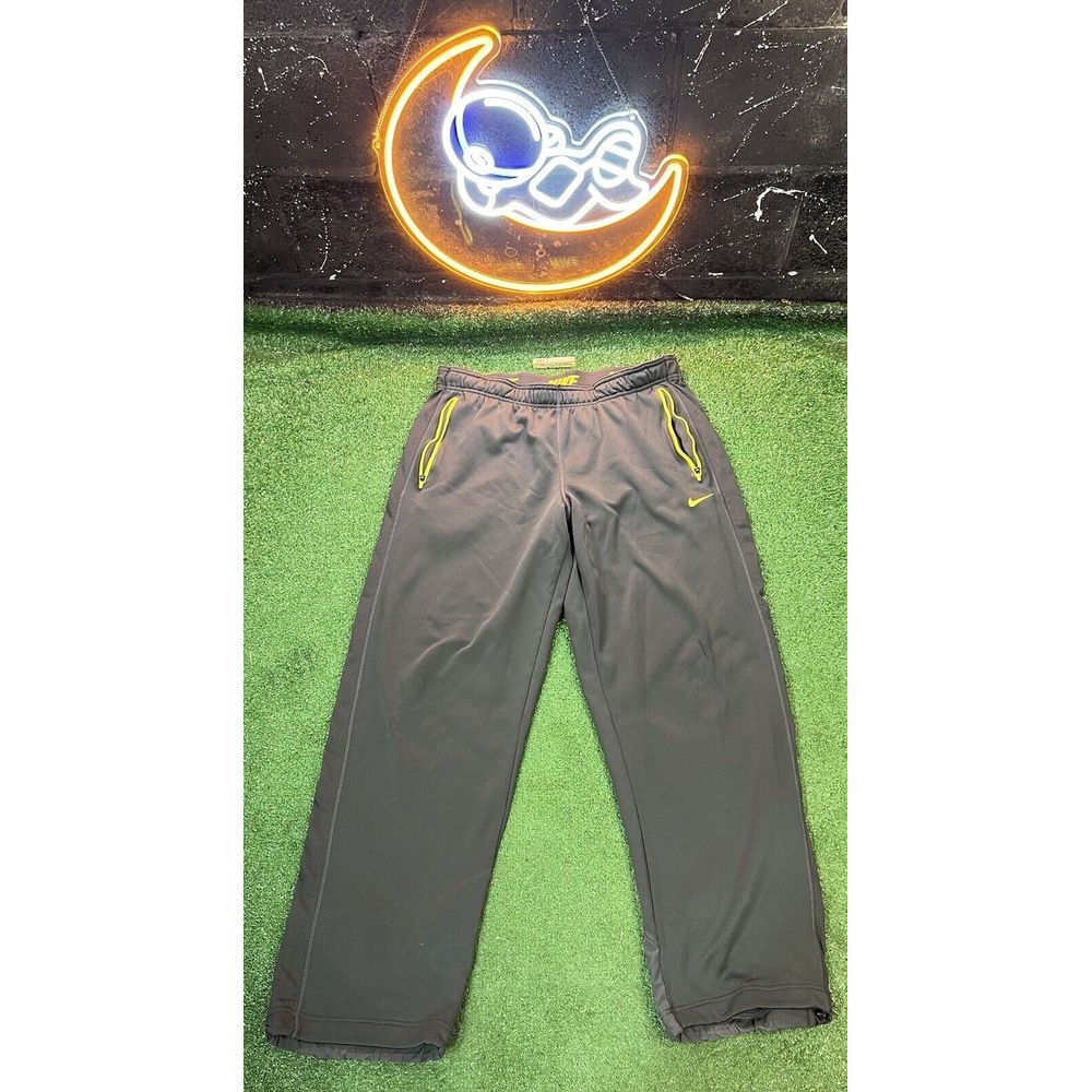 Vintage Nike Y2K Gray Mens Sweatpants Sz XL Wide Leg Therma-Fit‎